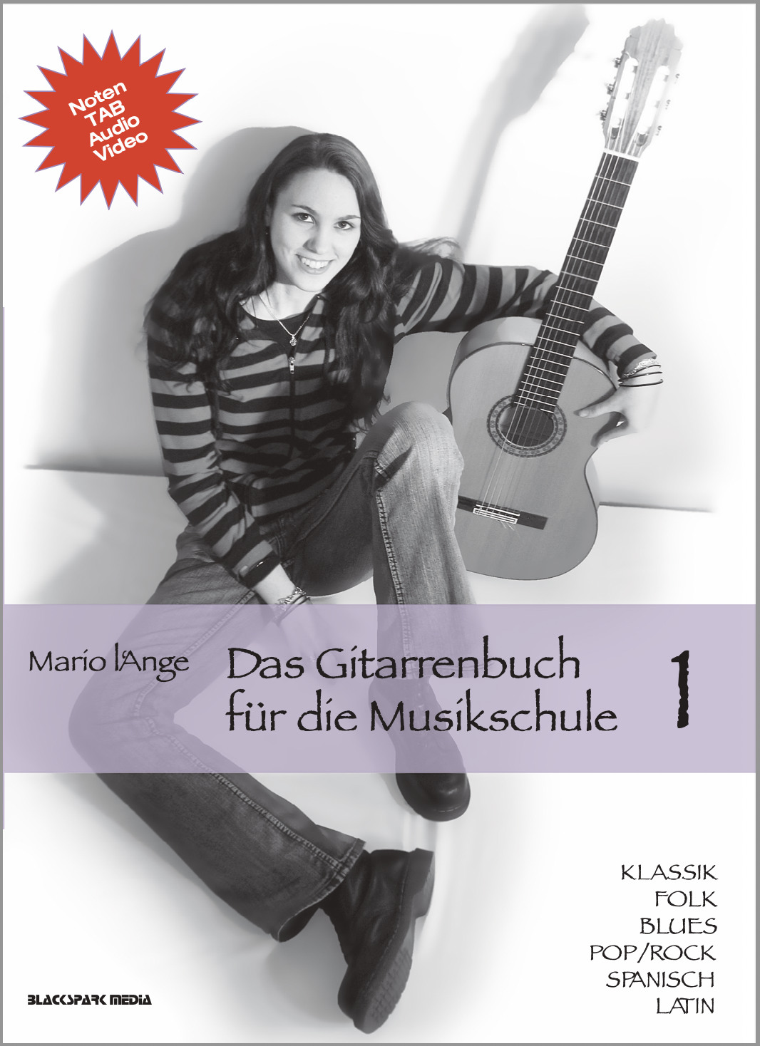 Gitarrenbuch für die Musikschule Mario l'Ange