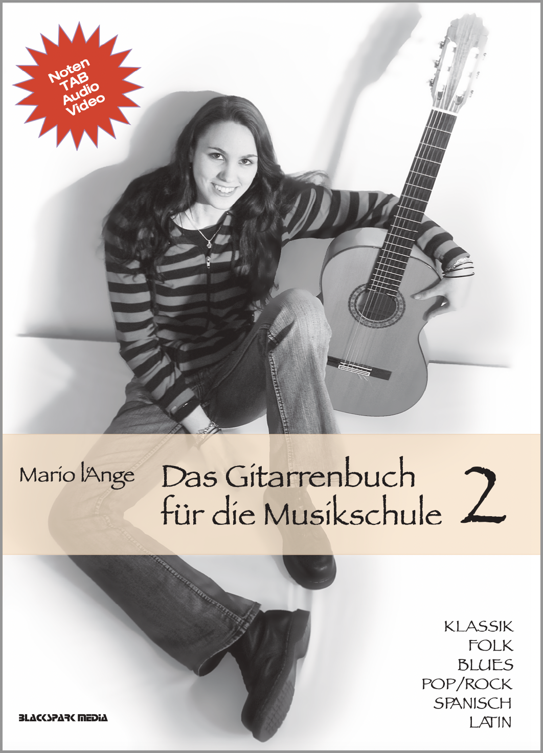 Gitarrenbuch für die Musikschule Mario l'Ange
