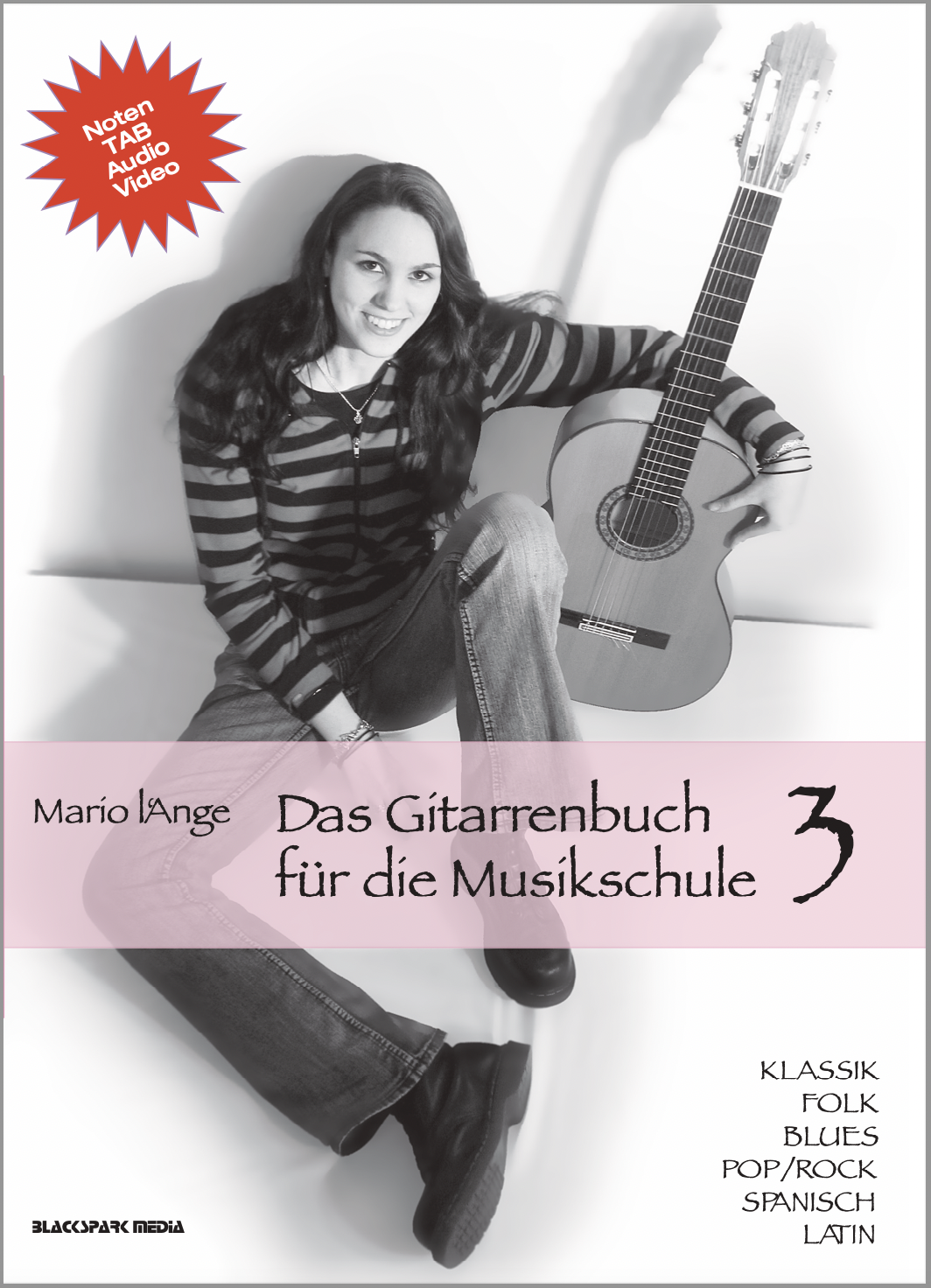 Gitarrenbuch für die Musikschule Mario l'Ange
