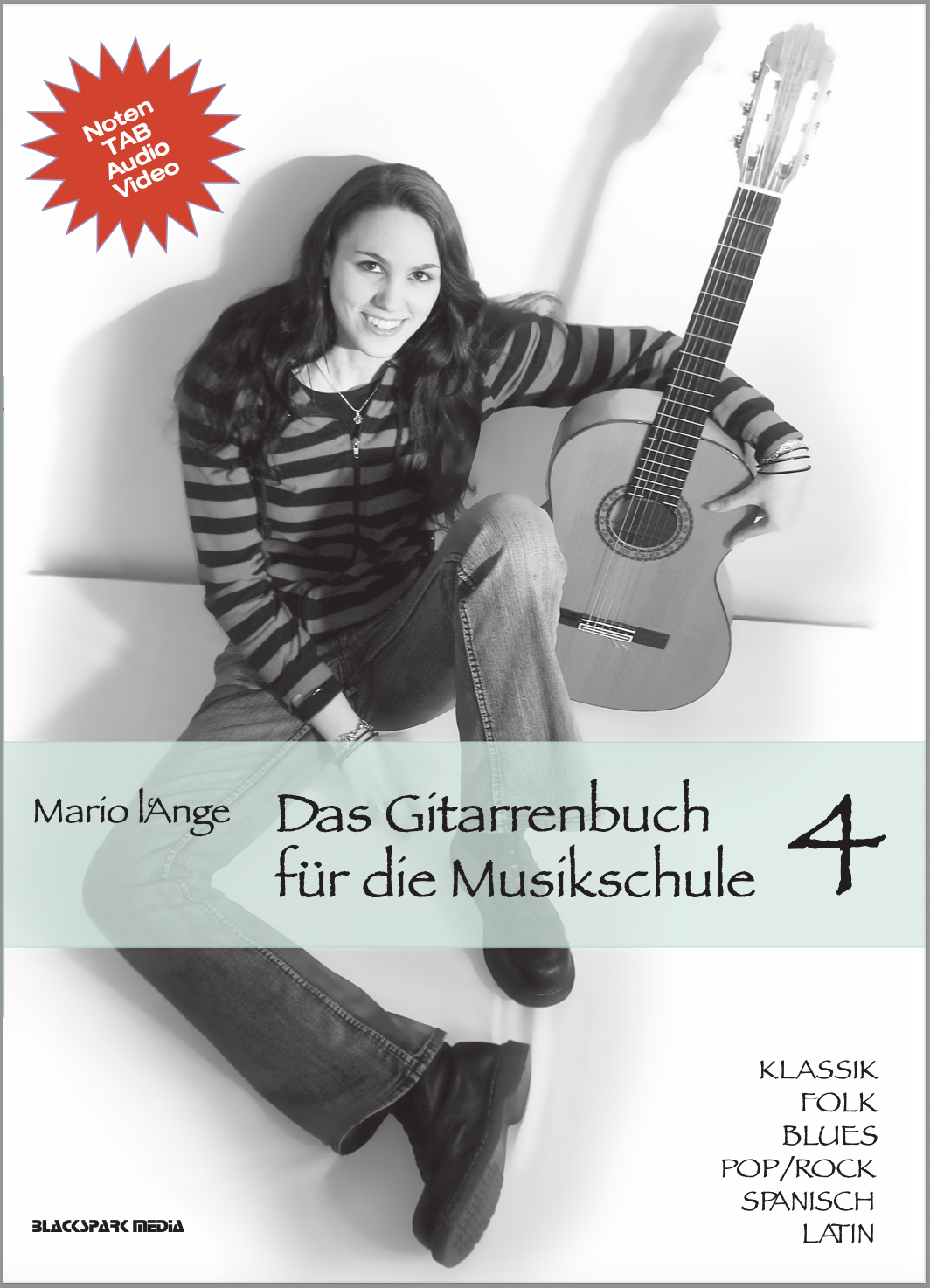Gitarrenbuch für die Musikschule Mario l'Ange
