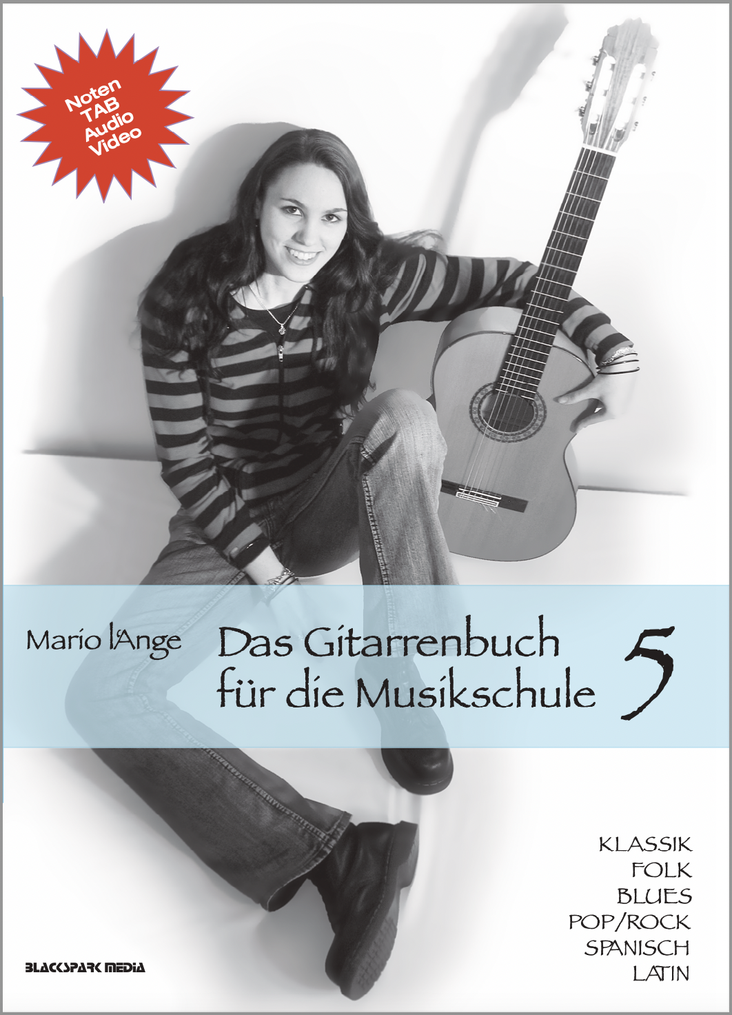 Gitarrenbuch für die Musikschule Mario l'Ange
